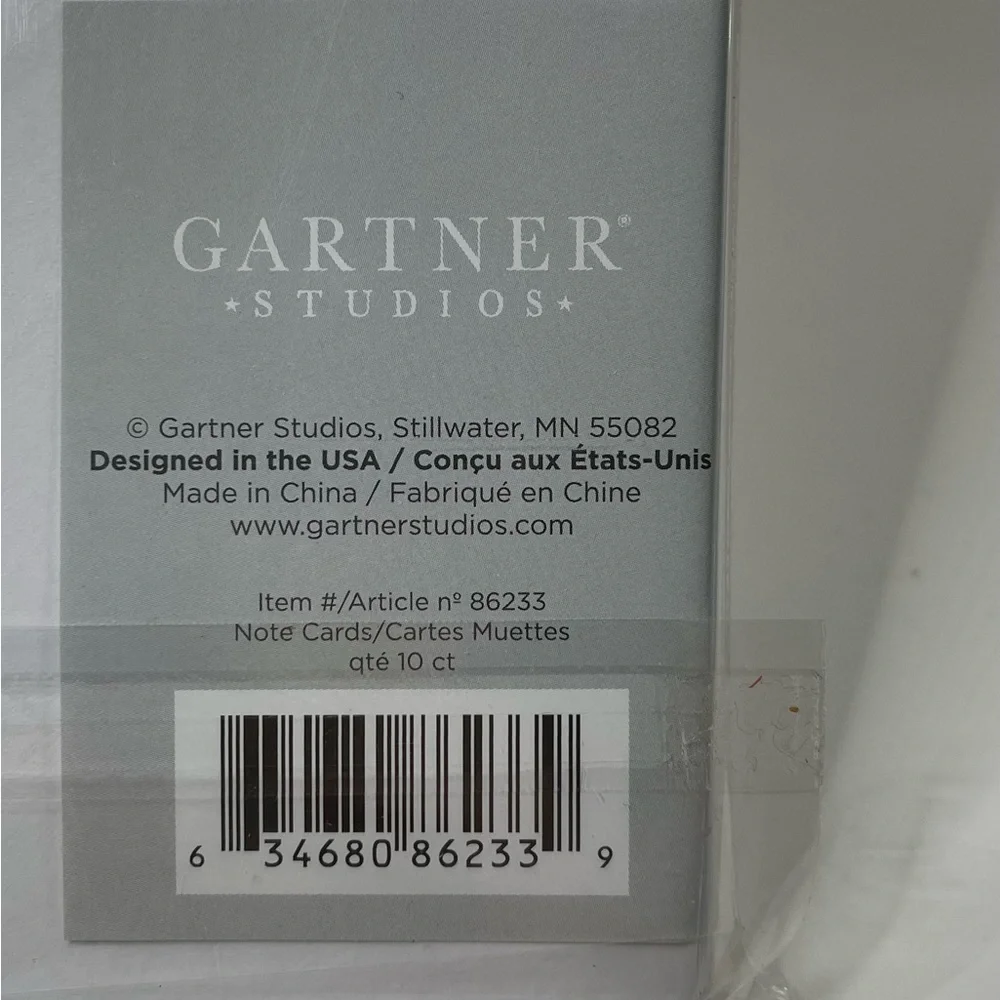 Note Cards Stationery Polka Dot Multicolor by Gartner Studios Blank Inside